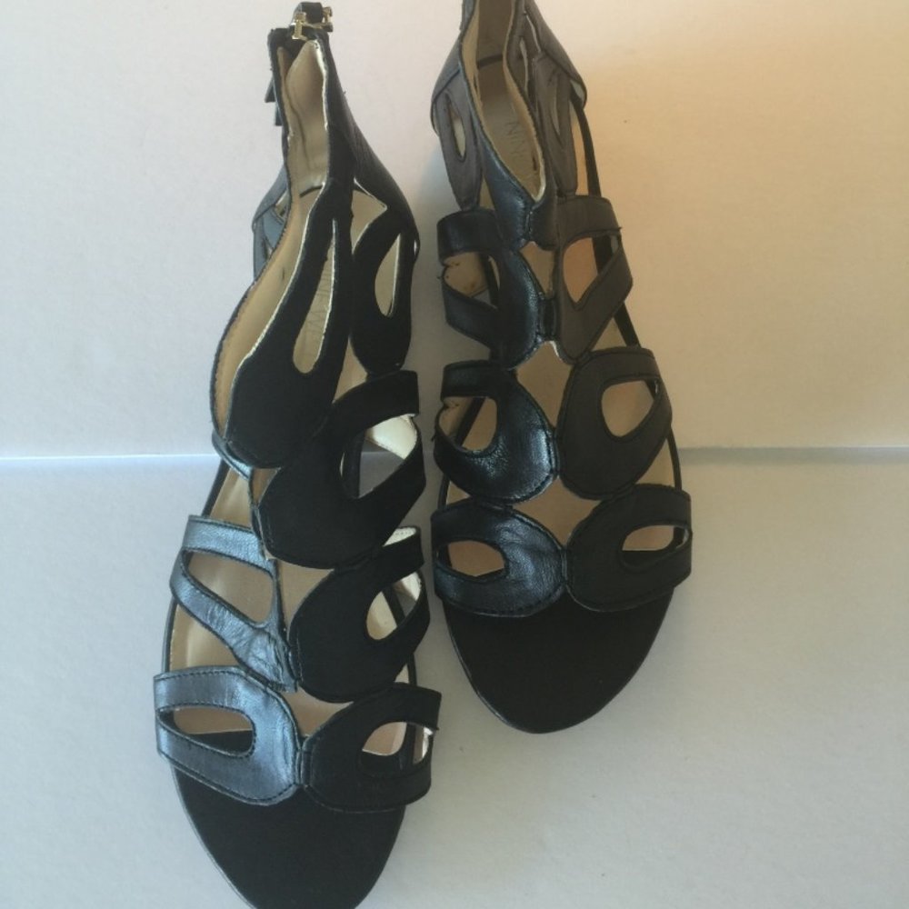 Nine West Black Gladiator Sandals